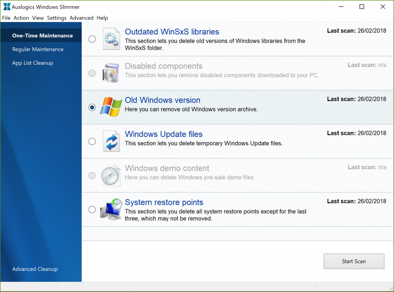 free instals Auslogics Windows Slimmer Pro 4.0.0.4