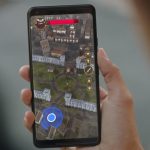 3D game map on a smartphone