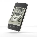 Dollars and smartphone