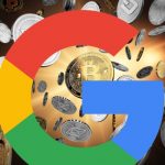 Cryptocurrencies with Google logo