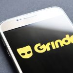 Grindr on smartphone