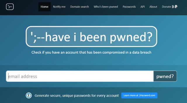 Have I Been Pwned Teams Up With 1password To Improve Post Security Breach Advice Betanews