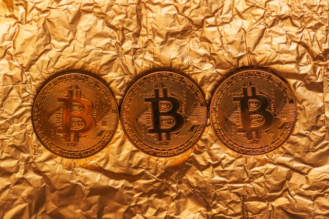 Three bitcoins