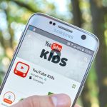 YouTube Kids app on smartphone