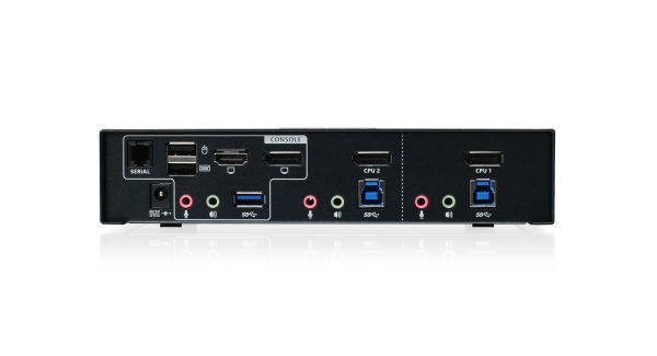 IOGEAR - GCS1934M - 4-Port 4K DisplayPort KVMP Switch with Dual Video Out  and RS-232