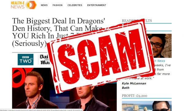 Dragons' Den scam