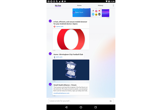 opera touch browser for pc