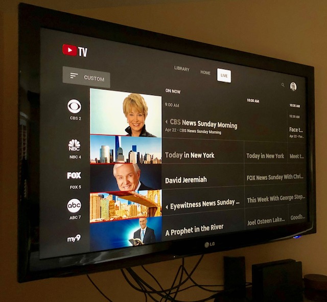 Youtube Tv Interface