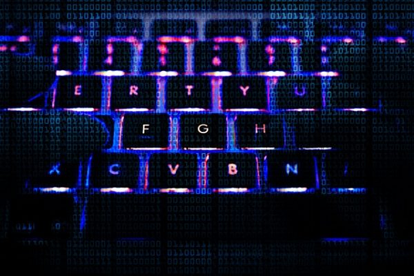 Lit up keyboard