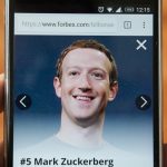 Mark Zuckerberg on Forbes website
