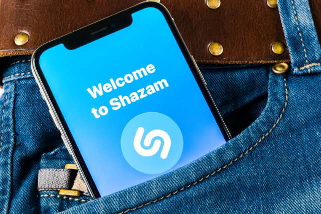 Shazam on iPhone X