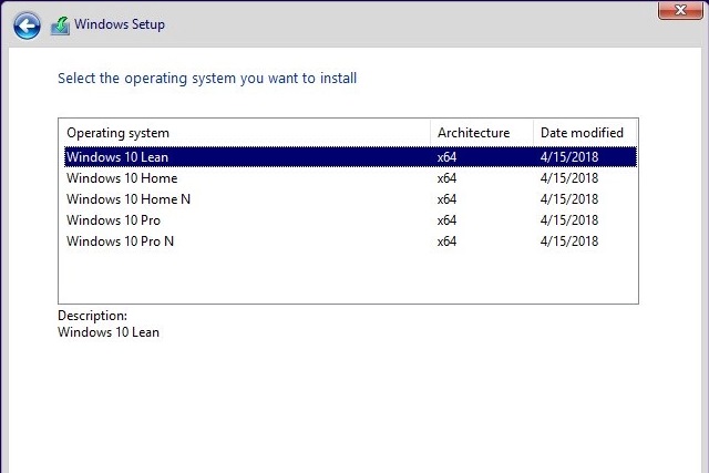 What is Windows 10 Lean?