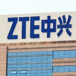 ZTE building logo