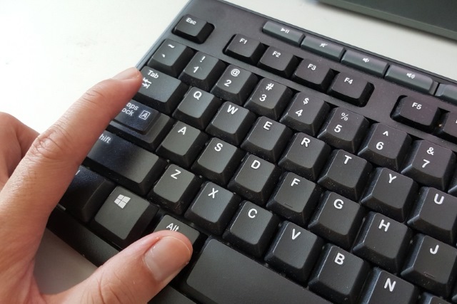 Pressing Alt-Tab on a keyboard