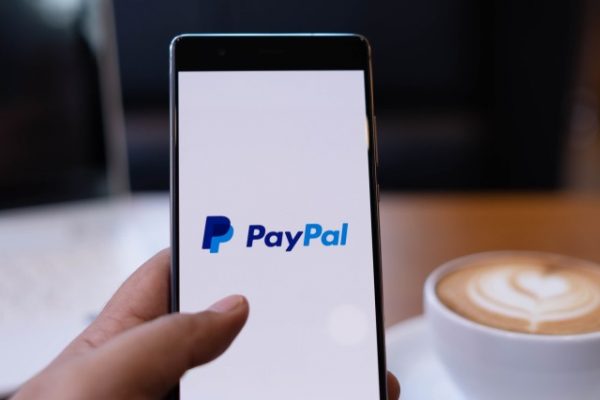 PayPal on a smartphone