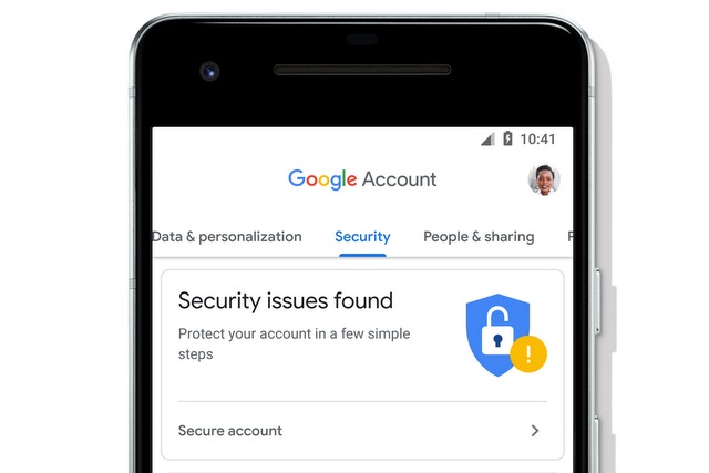 Google Account on mobile