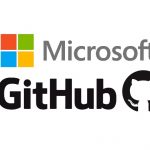 Microsoft and GitHub logos