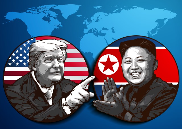 Donald Trump and Kim Jong-Un