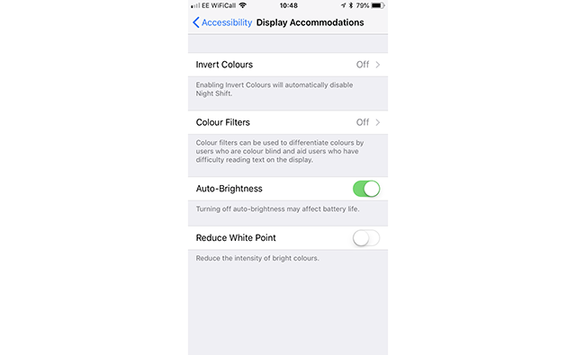 How to stop your iPhone brightness changing on sunny days - 640 x 395 png 100kB