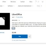 LibreOffice Microsoft Store