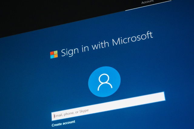 Sign in with Microsoft