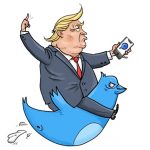 Trump Twitter cartoon