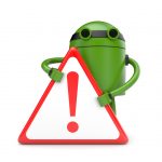 Android hazard sign