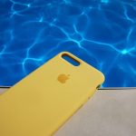 iPhone by pool