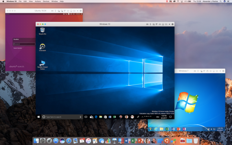 parallels windows 10 cannot access mac home desktop