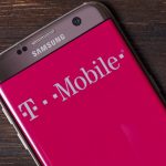 T-Mobile logo on smartphone