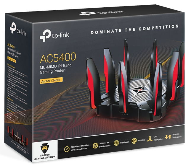 TP-Link releases breathtaking Archer C5400X MU-MIMO Tri-Band Gaming Router