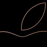 Gold Apple logo outline