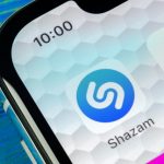 Shazam app on iPhone