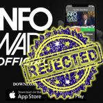 Infowars app rejected