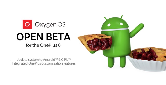 OnePlus 6 Android Pie Open Beta