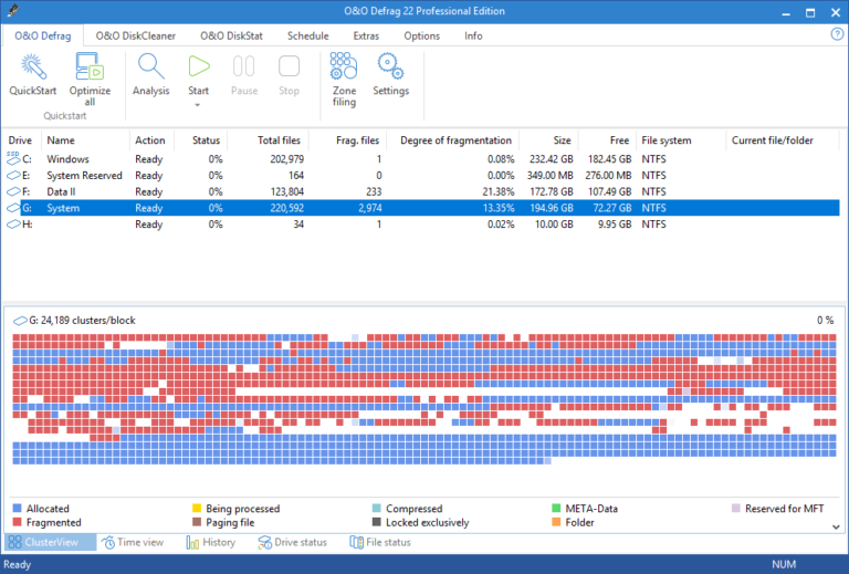 Defrag Professional keep your SSD fully optimized |