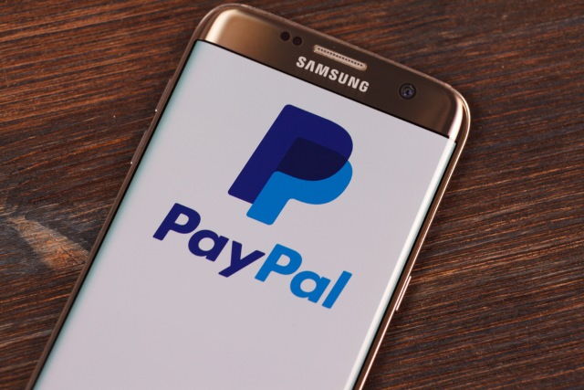 PayPal on Samsung mobile