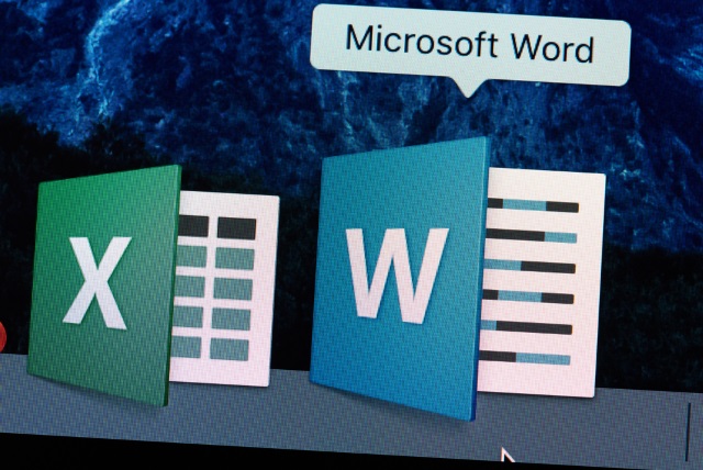 Word and Excel icons