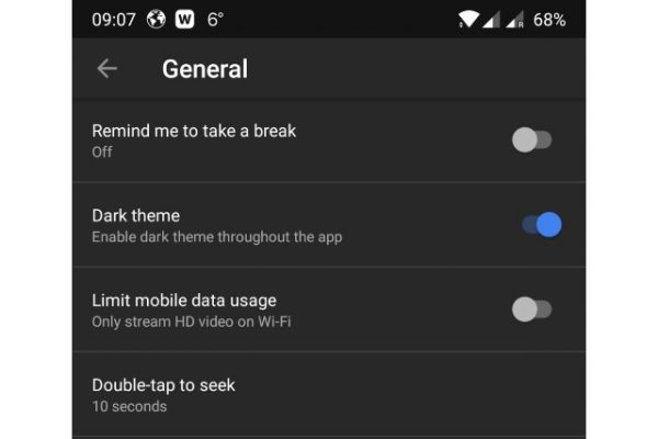 How To Enable The Dark Theme In YouTube For Android