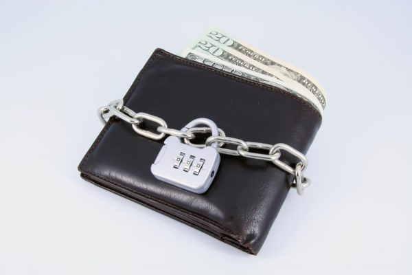 Locked wallet