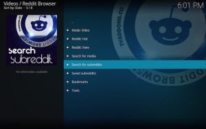 Reddit Browser for Kodi scrapes video and more from the best subreddits