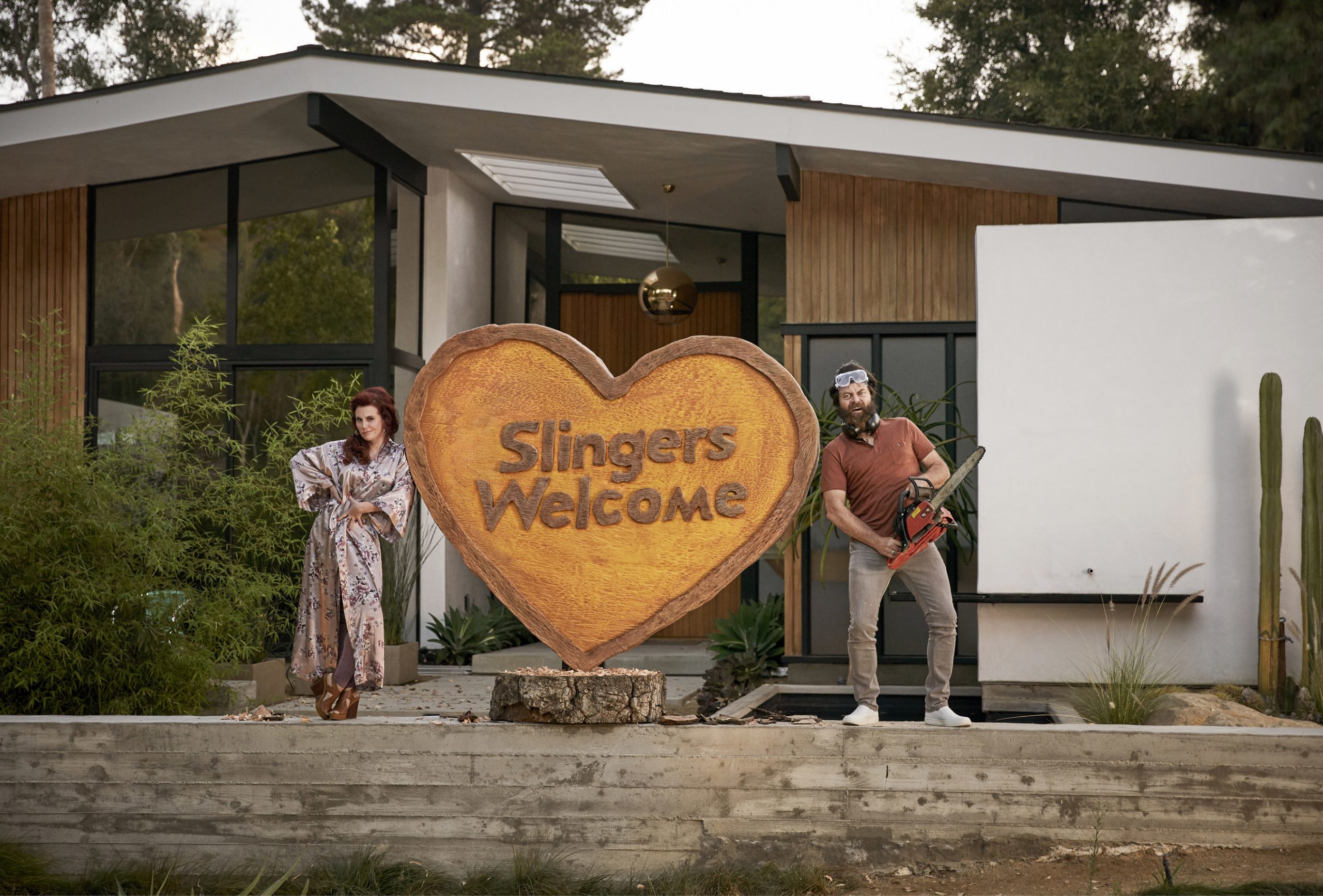 Sling TV Slingers Welcome Statue