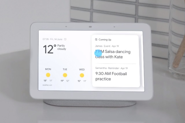 camera for google home hub