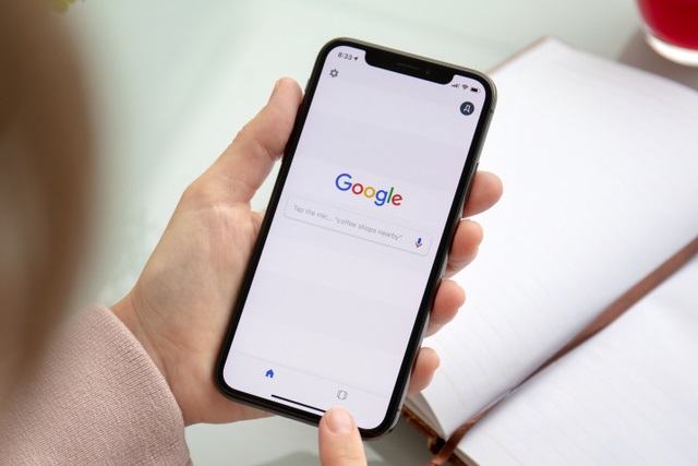 Google search on iPhone