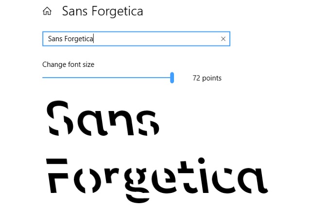 Sans Forgetica