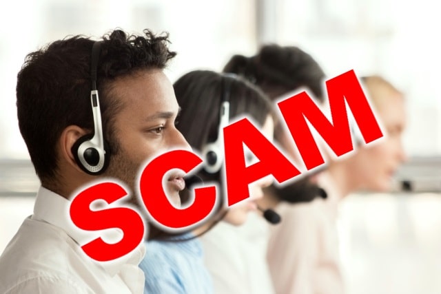Call center scam