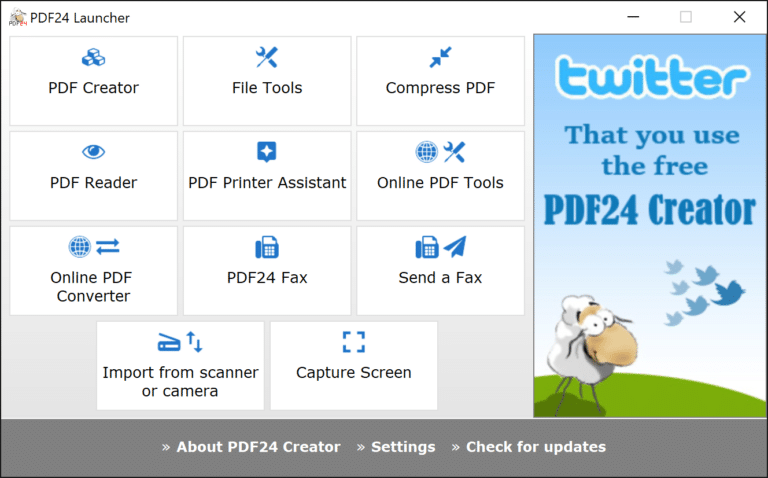 download the new for android PDF24 Creator 11.14