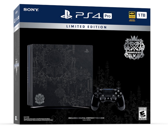 Sony PS4 Pro Kingdom Hearts III Limited Edition Bundle is a Gamestop  exclusive