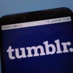 Tumblr on smartphone