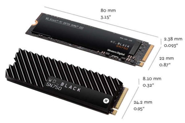 Western Digital Announces Wd Black Sn750 Nvme Ssd With Optional Heatsink Betanews